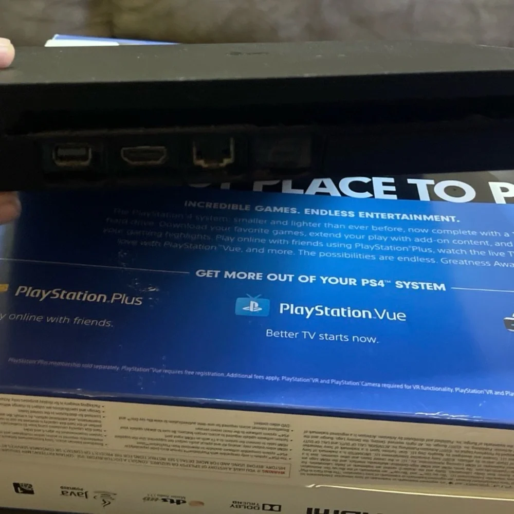 PS4 1TB – Lightly Used – Includes Controller & All Cables And Four Games